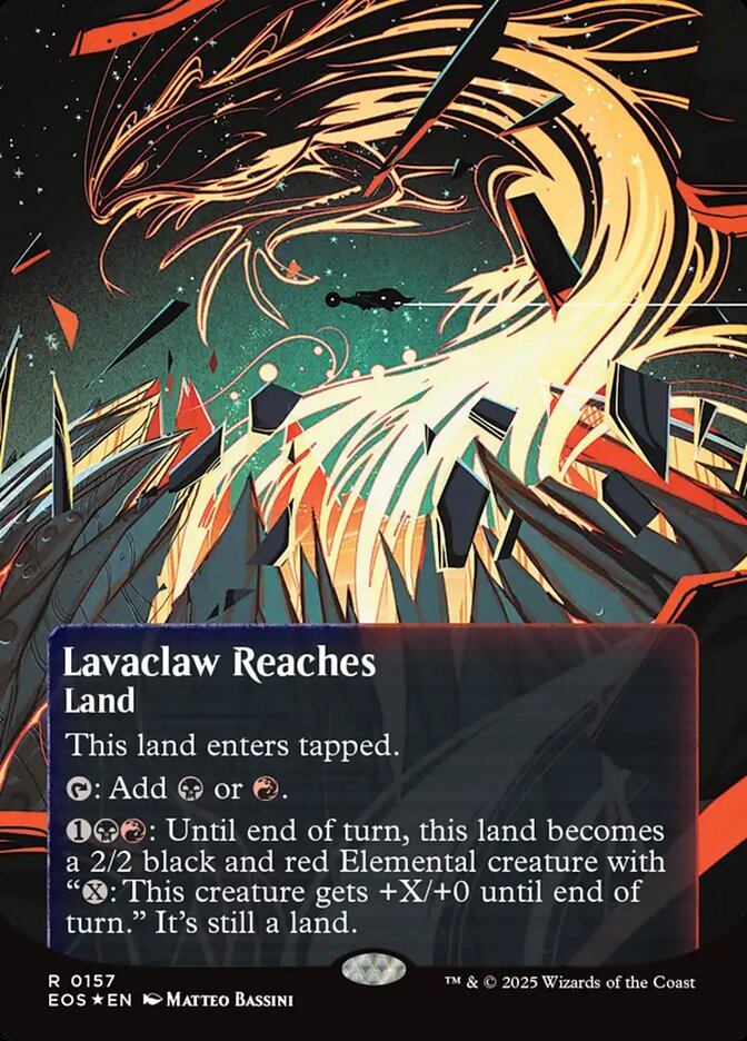 Lavaclaw Reaches EOS-157 Edge of Eternities: Stellar Sights Magic card