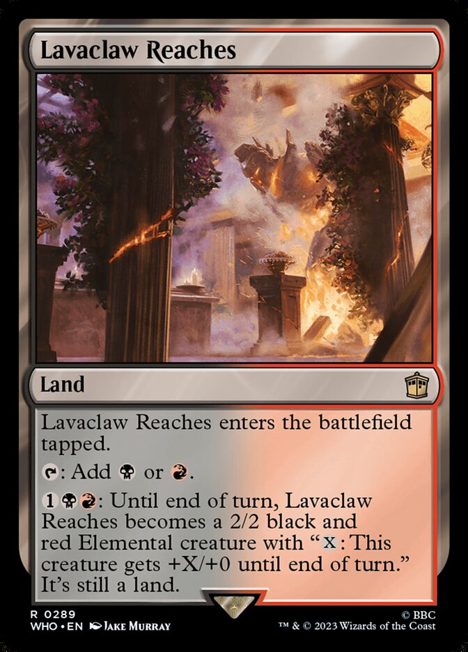 Lavaclaw Reaches WHO-289 Doctor Who Magic card