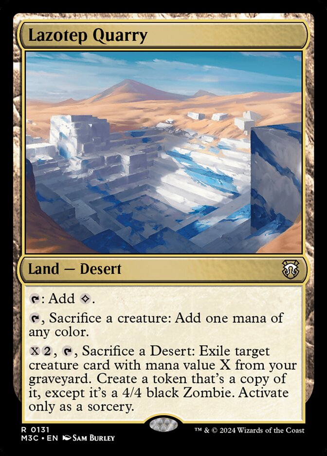 Lazotep Quarry M3C-131 Modern Horizons 3 Commander Magic card