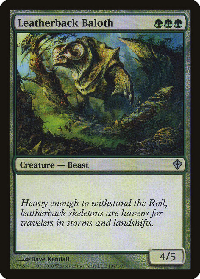 Leatherback Baloth WWK-107 Worldwake Magic card