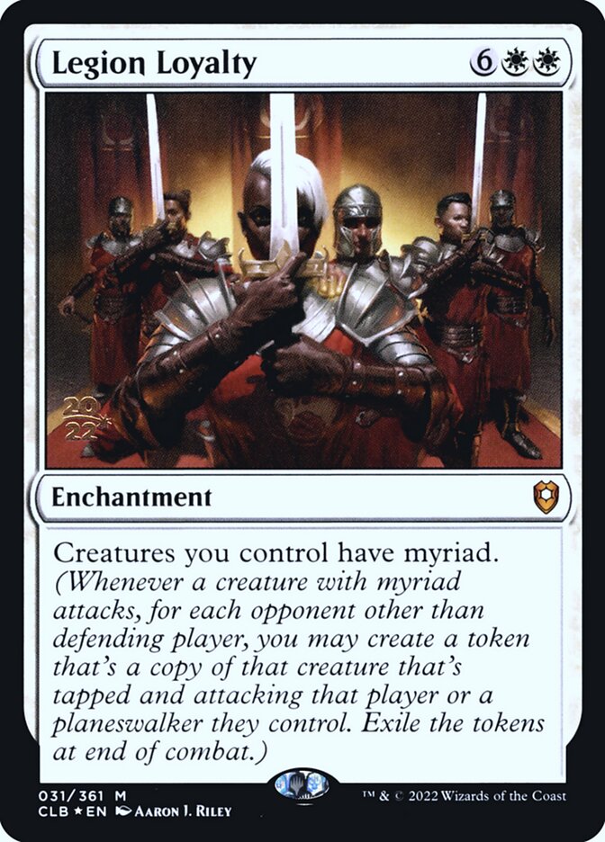 Legion Loyalty PCLB-31S Battle for Baldur's Gate Promos Magic card