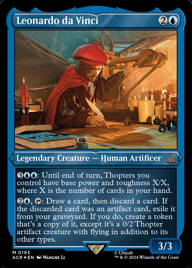 Leonardo da Vinci ACR-193 Assassin's Creed Magic card