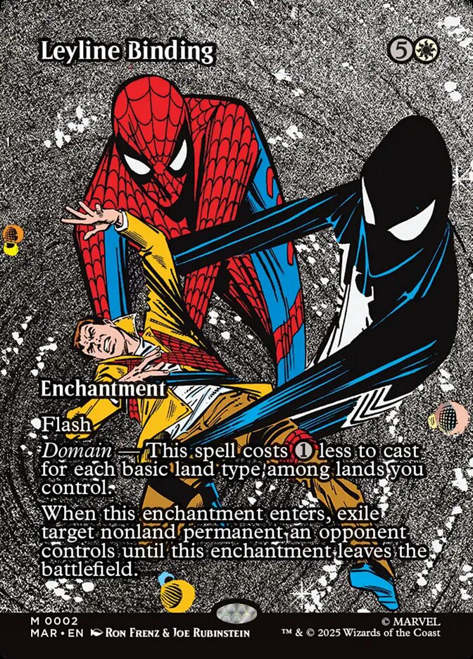 Leyline Binding MAR-2 Marvel Universe Magic card