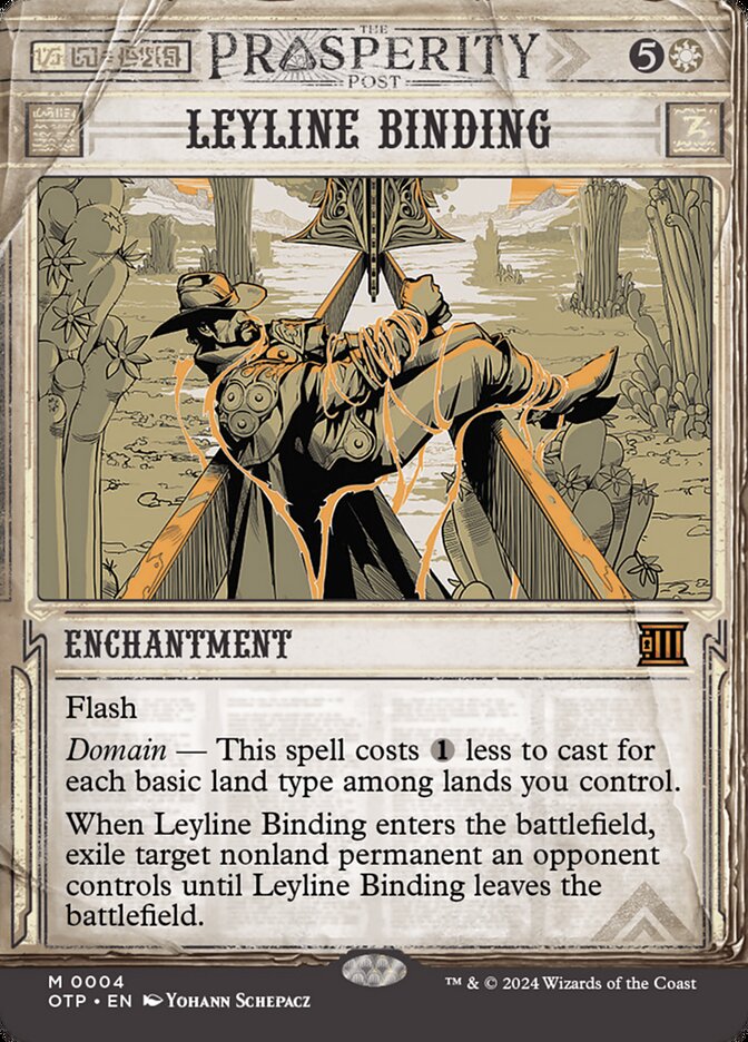 Leyline Binding OTP-4 Breaking News Magic card