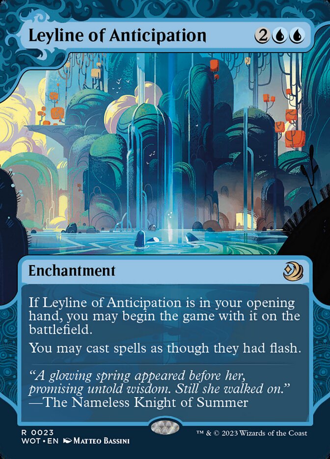 Leyline of Anticipation WOT-23 Wilds of Eldraine: Enchanting Tales Magic card
