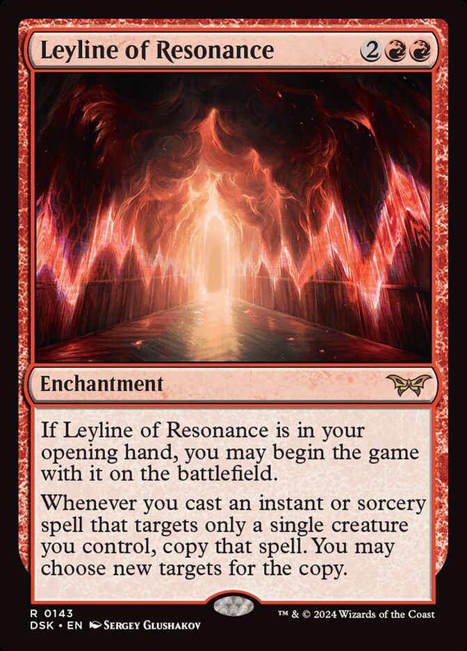 Leyline of Resonance DSK-143 Duskmourn: House of Horror Magic card