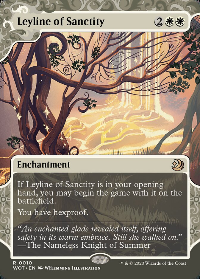 Leyline of Sanctity WOT-10 Wilds of Eldraine: Enchanting Tales Magic card