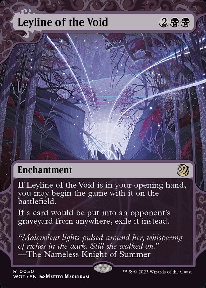 Leyline of the Void WOT-30 Wilds of Eldraine: Enchanting Tales Magic card