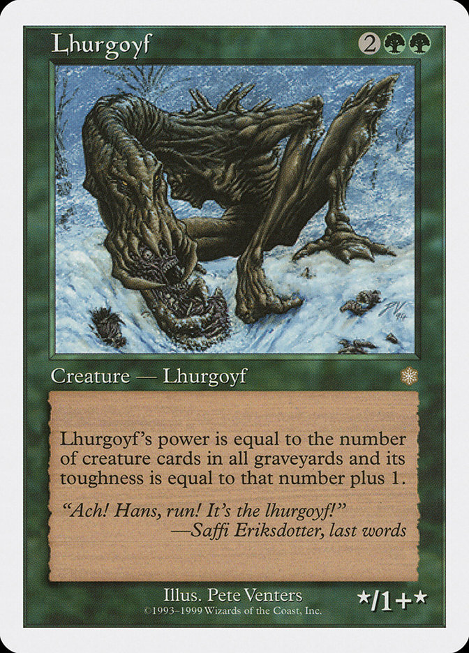 Lhurgoyf BRB-36 Battle Royale Box Set Magic card