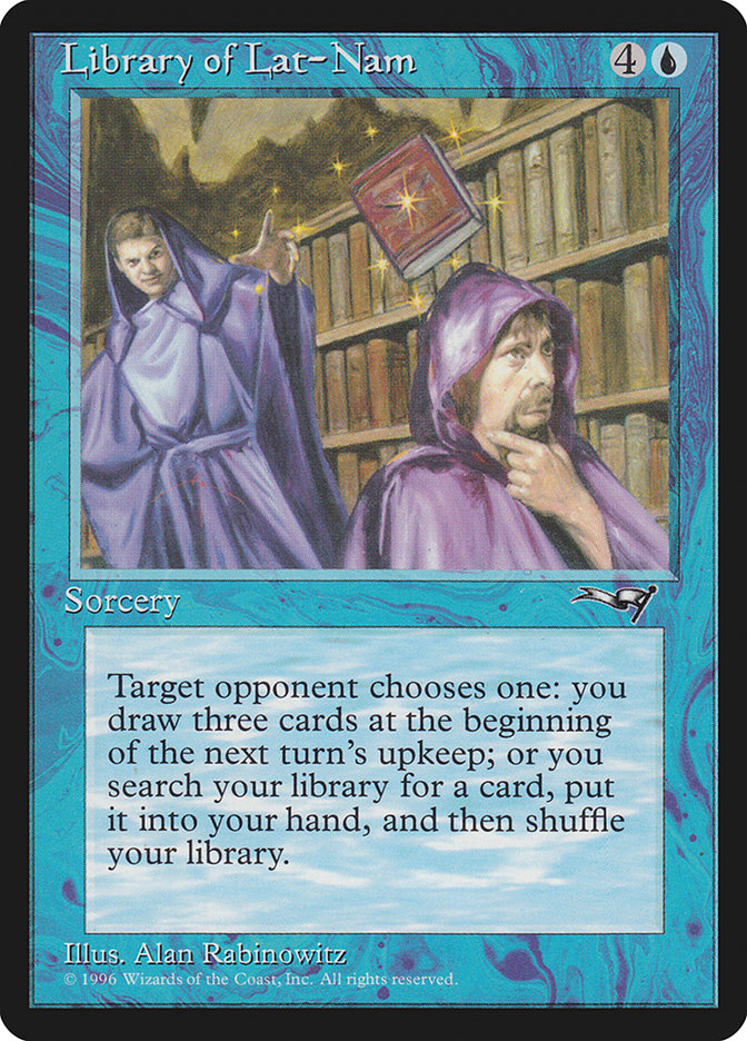 Library of Lat-Nam ALL-31 Alliances Magic card