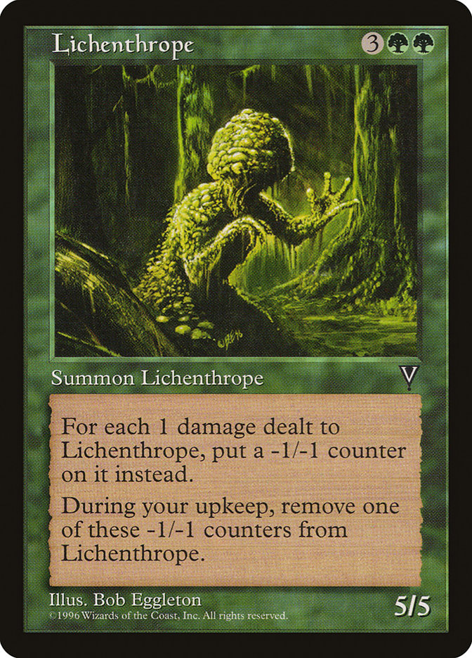 Lichenthrope VIS-112 Visions Magic card