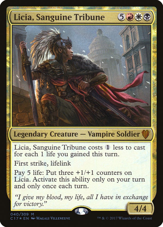 Licia, Sanguine Tribune C17-40 Commander 2017 Magic card