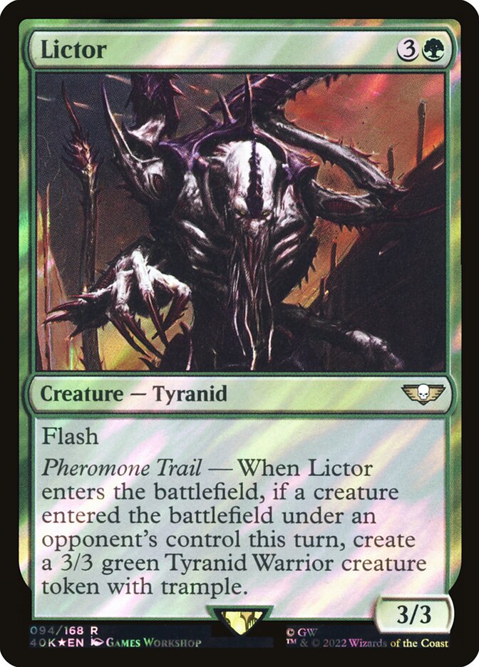 Lictor 40K-94STAR Warhammer 40,000 Commander Magic card