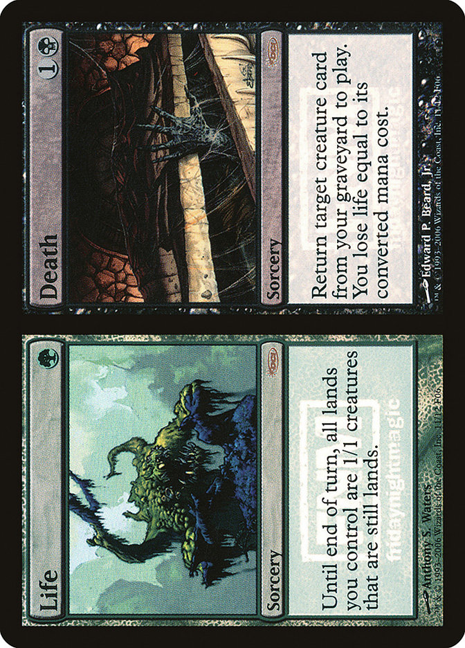 Life // Death F06-11A Friday Night Magic 2006 Magic card