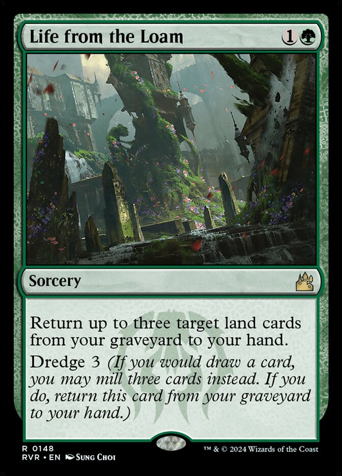 Life from the Loam RVR-148 Ravnica Remastered Magic card