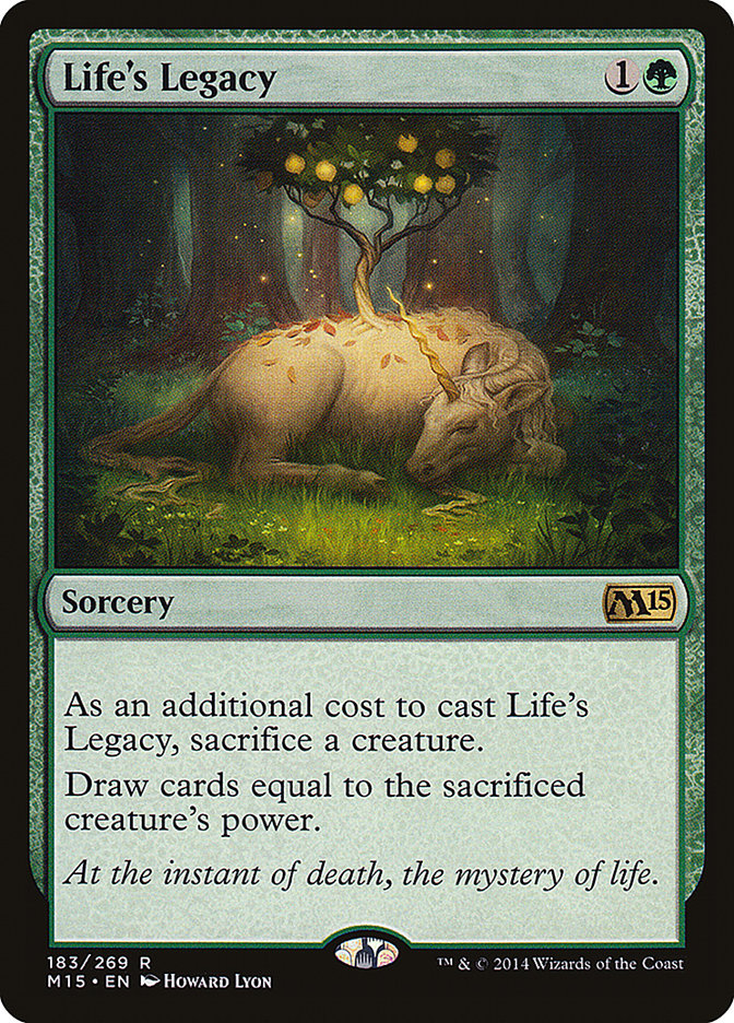 Life's Legacy M15-183 Magic 2015 Magic card