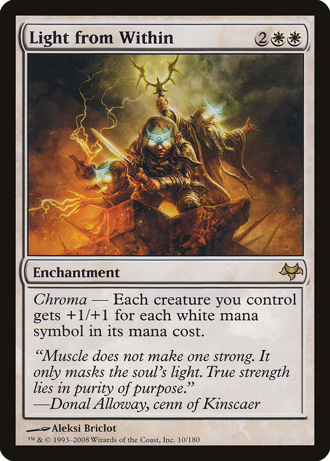 Light from Within EVE-10 Eventide Magic card