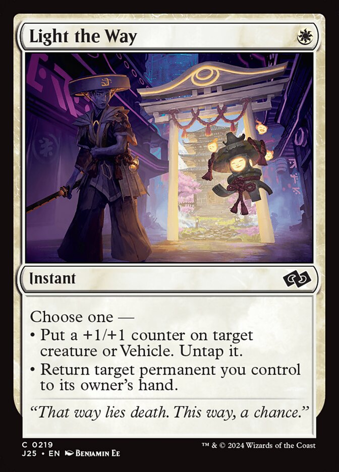 Light the Way J25-219 Foundations Jumpstart Magic card