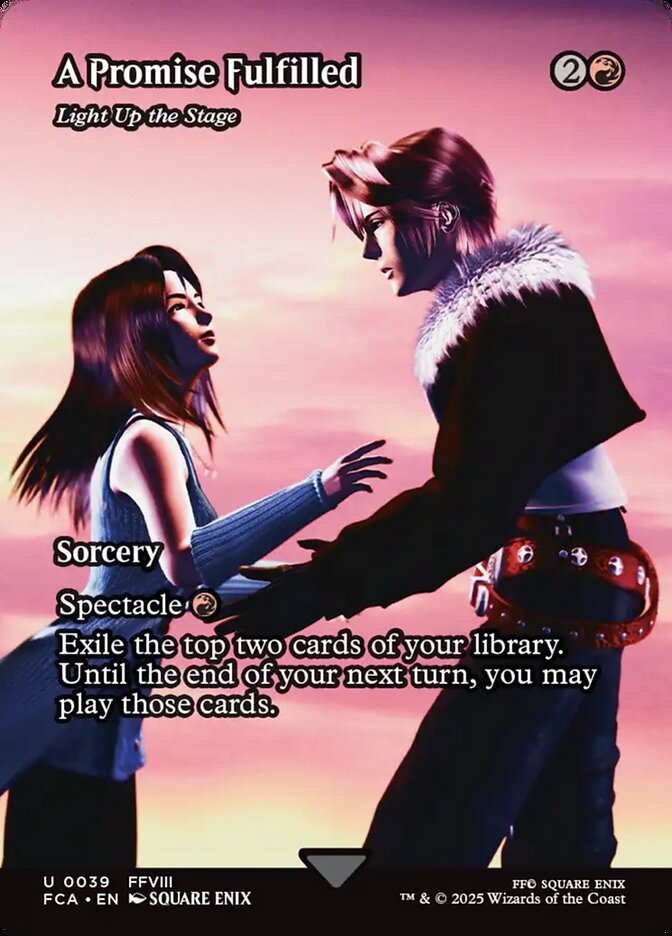 Light Up the Stage FCA-39 Final Fantasy: Through the Ages Magic card
