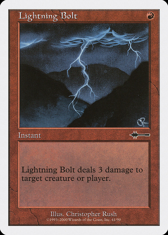 Lightning Bolt BTD-41 Beatdown Box Set Magic card