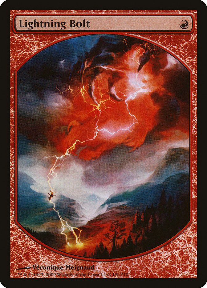 Lightning Bolt P10-1 Magic Player Rewards 2010 Magic card