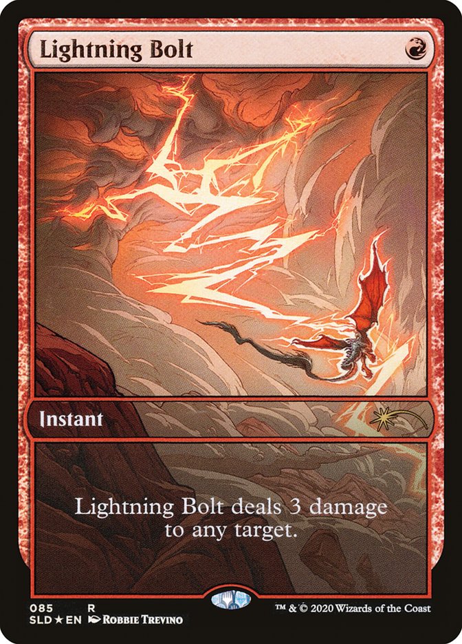 Lightning Bolt SLD-85 Secret Lair Drop Magic card
