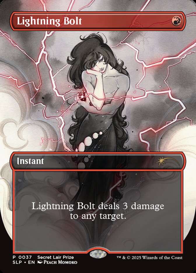 Lightning Bolt SLP-37 Secret Lair Showdown Magic card