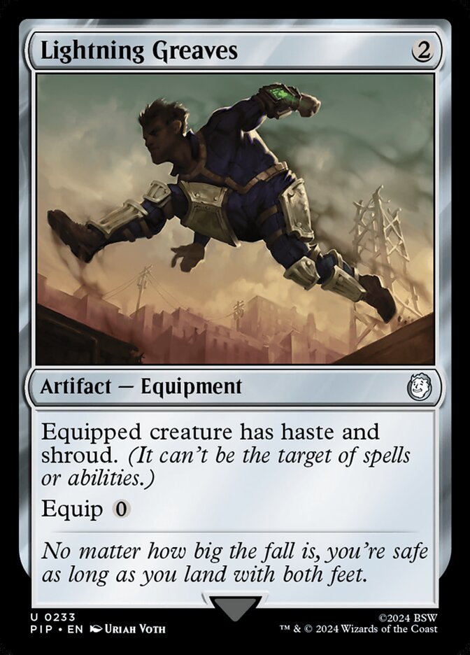 Lightning Greaves PIP-233 Fallout Magic card