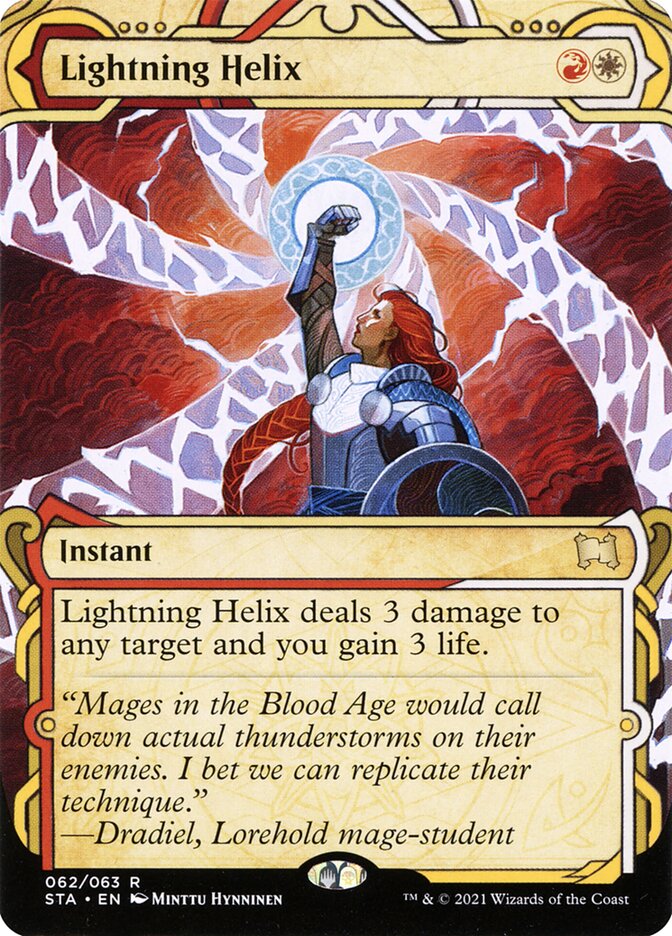 Lightning Helix STA-62 Strixhaven Mystical Archive Magic card