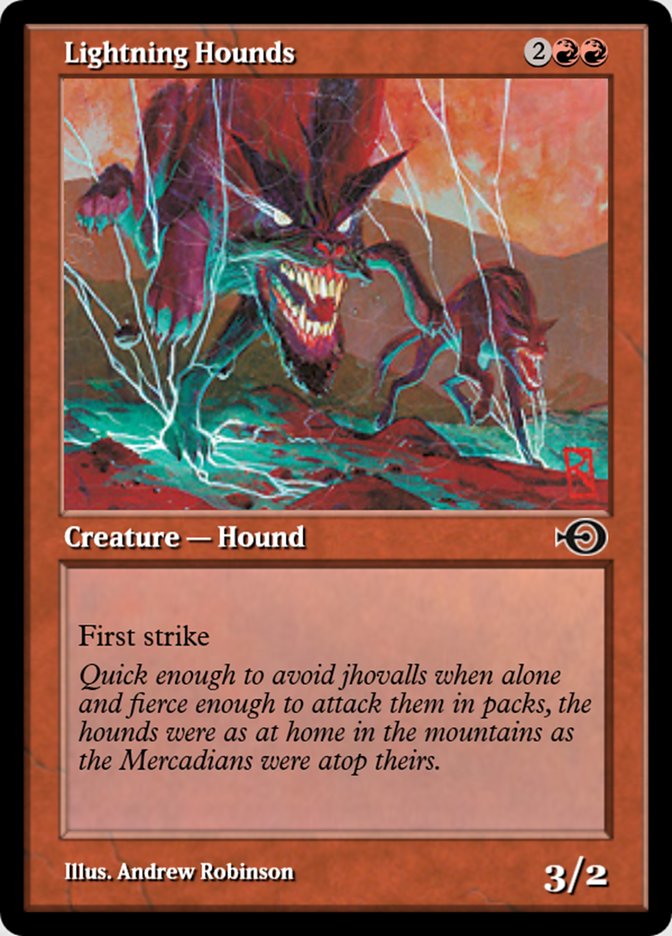 Lightning Hounds PRM-36154 Magic Online Promos Magic card