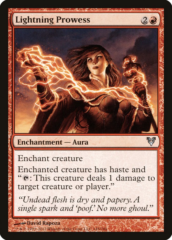 Lightning Prowess AVR-145 Avacyn Restored Magic card