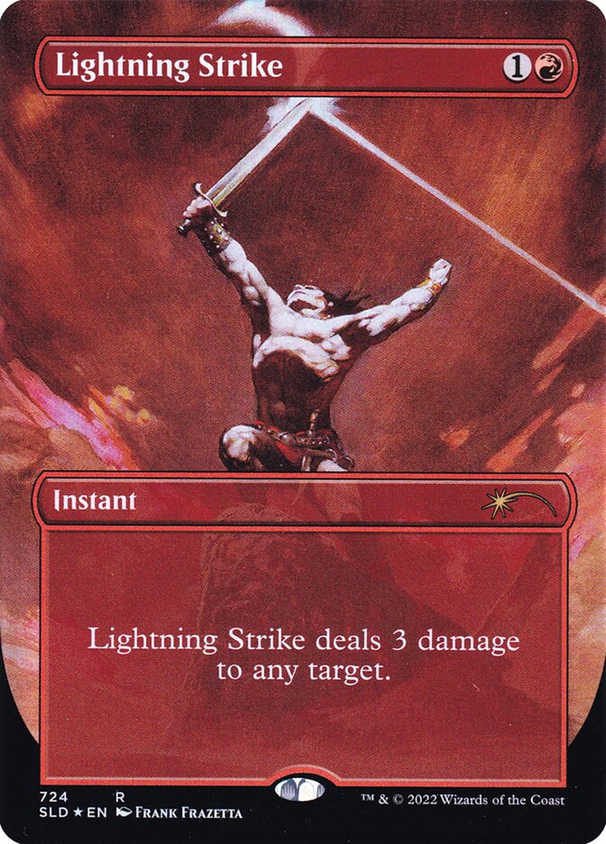 Lightning Strike SLD-724 Secret Lair Drop Magic card