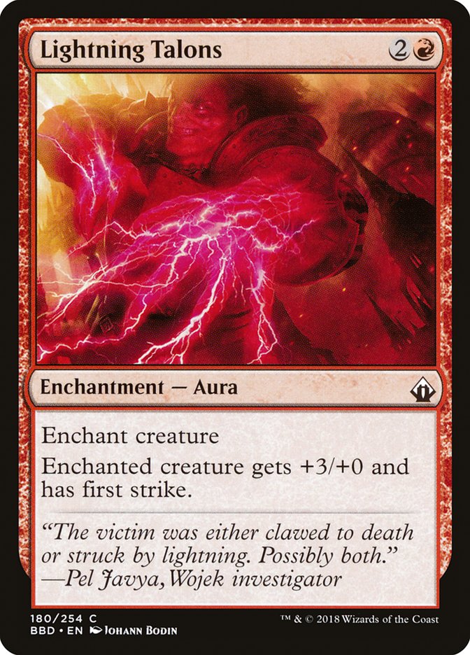 Lightning Talons BBD-180 Battlebond Magic card