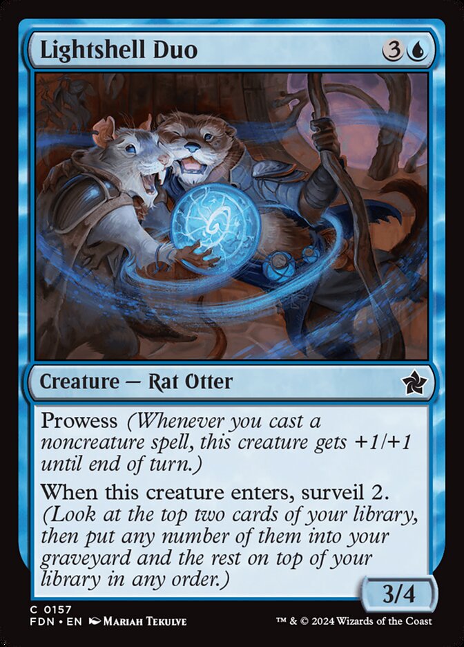 Lightshell Duo FDN-157 Foundations Magic card