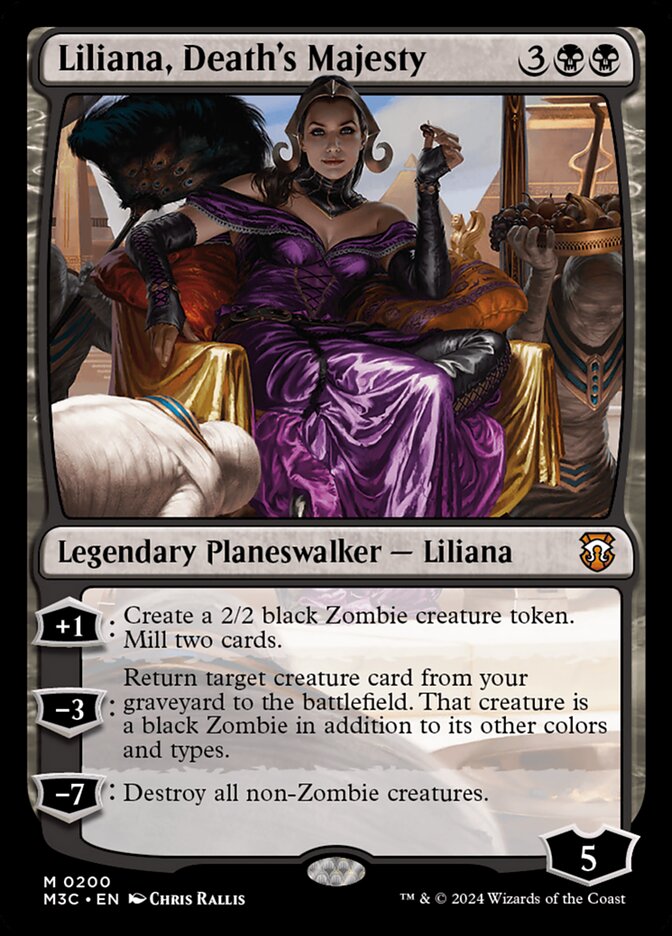 Liliana, Death's Majesty M3C-200 Modern Horizons 3 Commander Magic card