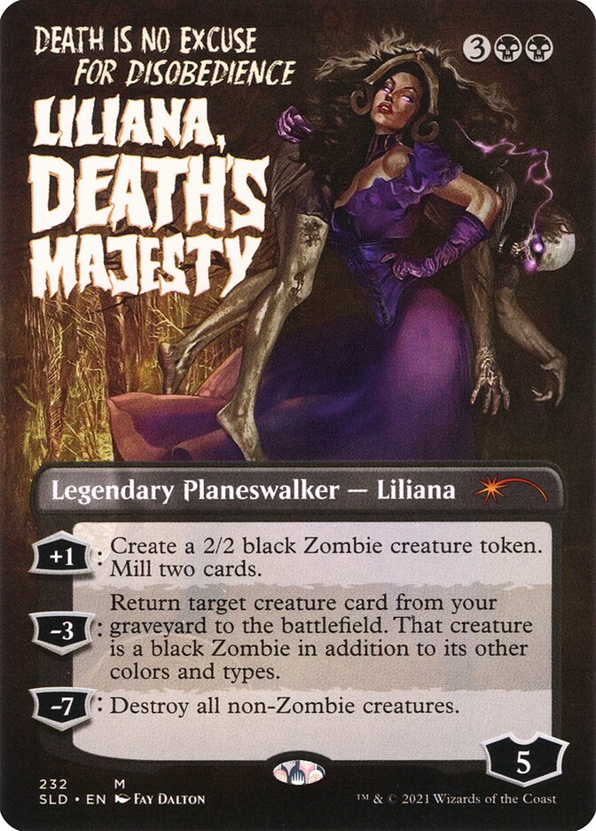 Liliana, Death's Majesty SLD-232 Secret Lair Drop Magic card