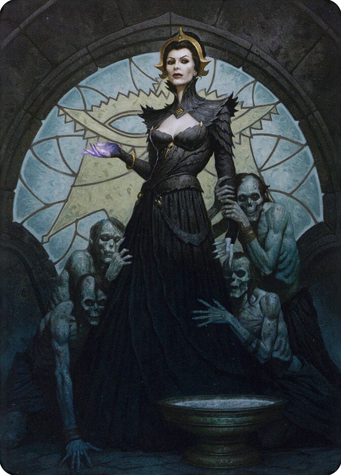Liliana of the Veil // Liliana of the Veil ADMU-24 Dominaria United Art Series Magic card