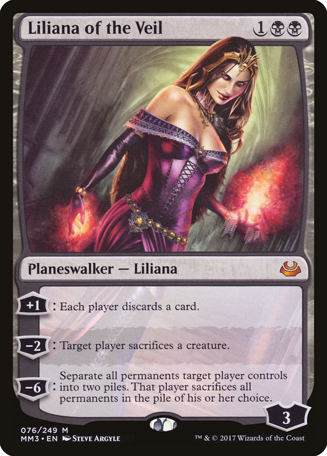 Liliana of the Veil MM3-76 Modern Masters 2017 Magic card