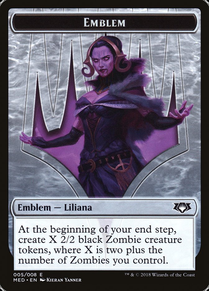 Liliana, the Last Hope Emblem TMED-G5 Mythic Edition Tokens Magic card