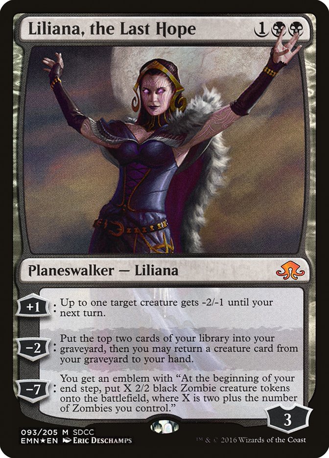 Liliana, the Last Hope PS16-93 San Diego Comic-Con 2016 Magic card