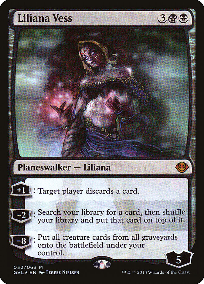 Liliana Vess GVL-32 Duel Decks Anthology: Garruk vs. Liliana Magic card