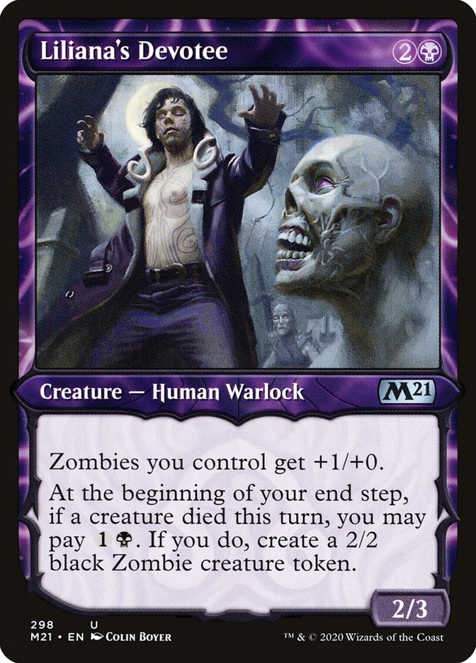 Liliana's Devotee M21-298 Core Set 2021 Magic card