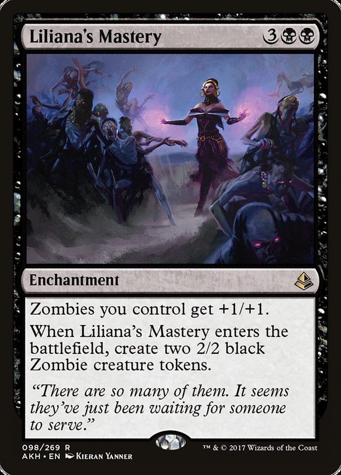 Liliana's Mastery AKH-98 Amonkhet Magic card