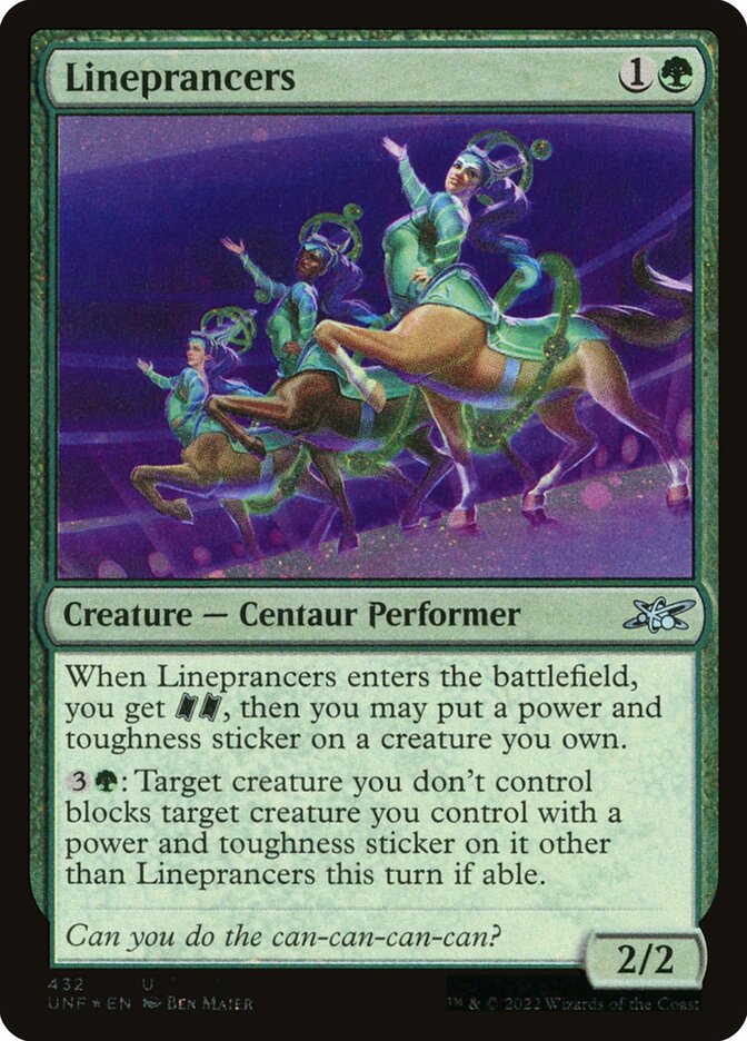 Lineprancers UNF-432 Unfinity Magic card