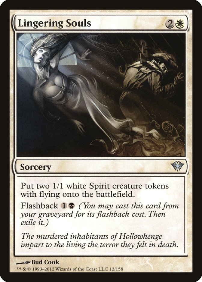 Lingering Souls DKA-12 Dark Ascension Magic card