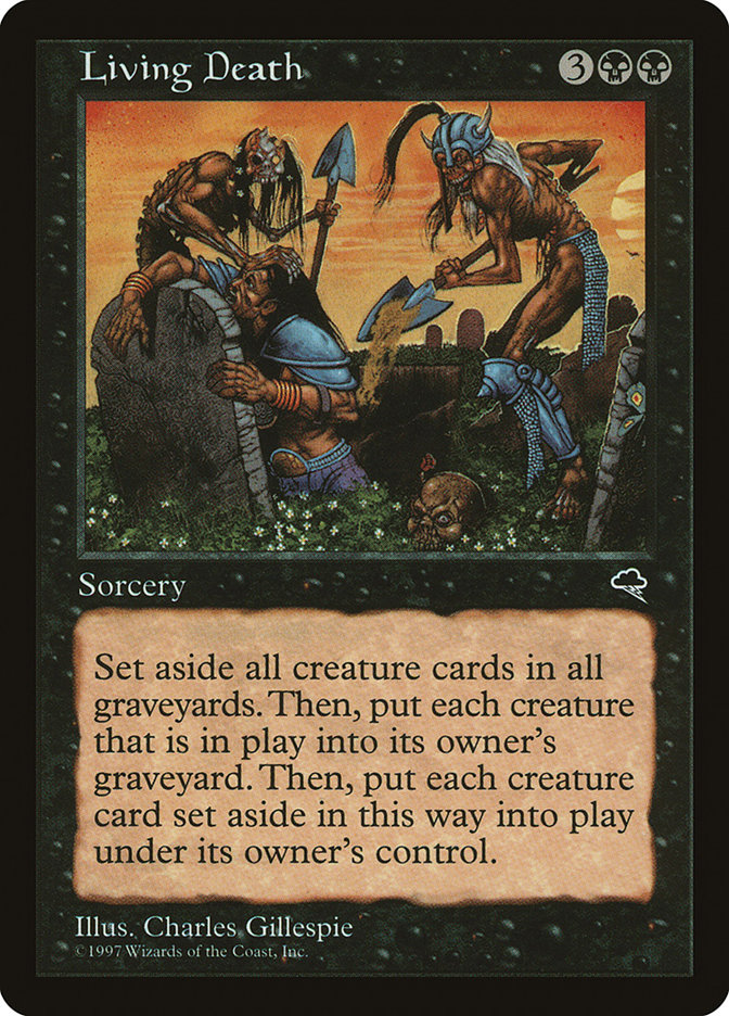 Living Death TMP-142 Tempest Magic card