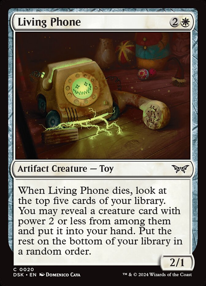 Living Phone DSK-20 Duskmourn: House of Horror Magic card