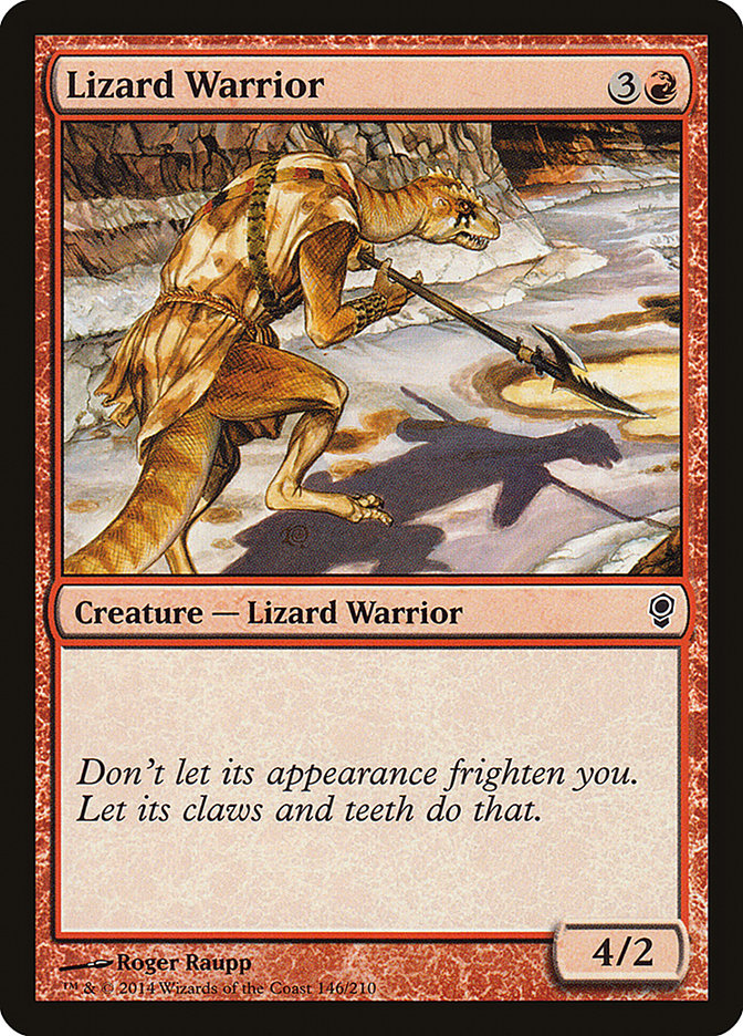 Lizard Warrior CNS-146 Conspiracy Magic card