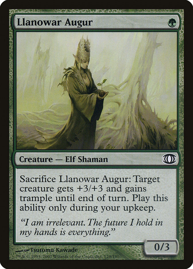 Llanowar Augur FUT-129 Future Sight Magic card