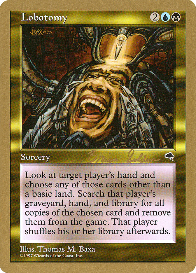 Lobotomy WC98-BS267 World Championship Decks 1998 Magic card